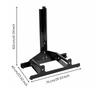 Tire-Cleaning Stand Featuring Rollers Stable
