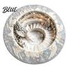 Washable Round Area Rug 3D Optical Illusion Christmas Rug, Cute Santa Claus Crystal Velvet Floor Mat, Non Slip Decor Vivid Printed Circular Carpet for