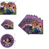 Set di Decorazioni Vivaci per Festa di Compleanno Encanto con Striscione Sfondo e Topper per Cupcake