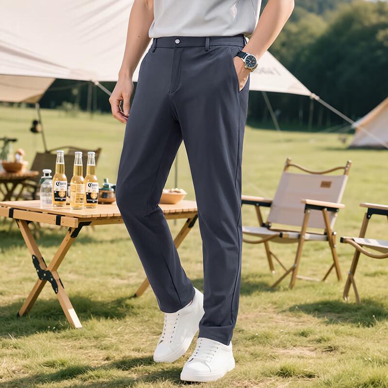 Мужские летние эластичные повседневные брюки прямого кроя от Montagut 36