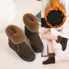 Snow Boots Women's Short Boots Winter New Student Thickened Short Boots Thick Soled Antiskid Plush Warm Cotton Shoes