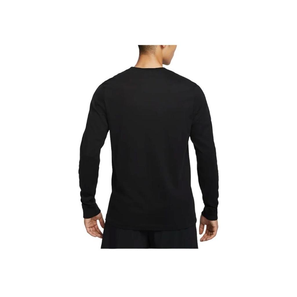 Nike Dri-Fit Quick-Dry Crew Neck Long Sleeve Training T-Shirt Men Tops Black HF6133-010