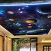 3d Ceiling Starry Sky Murals Cosmic Stars Wallpaper Room Decor Galaxy Wall Paper For Walls 3d