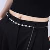 French Pearl Waist Chain For Women Metal Chain Belt Elegant Fashion Accessory Gift For Young Adults