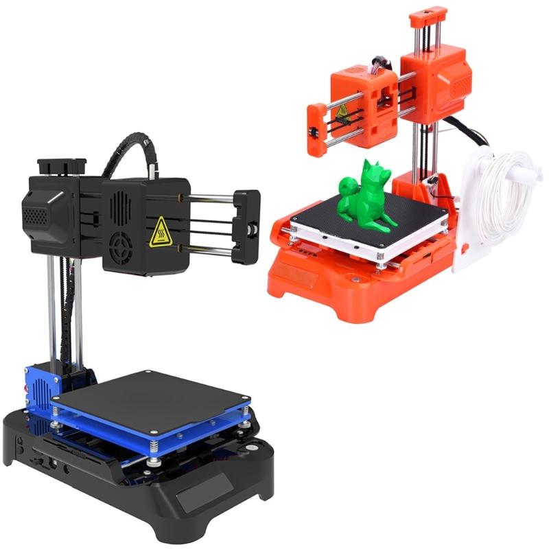 Mini FDM 3D Printer For Beginners FDM Technology 100x100x100mm Printing Size Support 1.75mmPLA Filaments 0.4mm Nozzle
