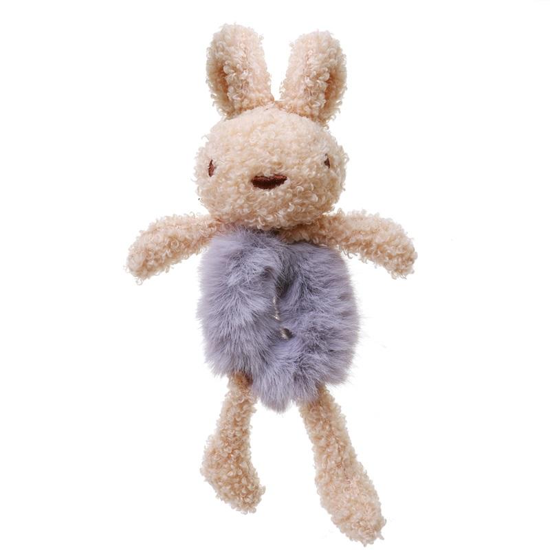 Little Bear Head Rope Girl Cute Tie Ponytail Hair Rope Plush Tie Hair Headdress Hair Ring Hair Accessories