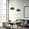 Hanging Ceiling Lamp for Living Room Dining Room Glass Shade