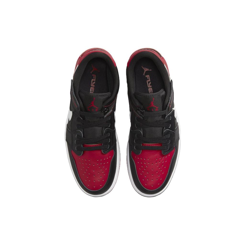Jordan 1 Low FlyEase Czarny Biały Gym Red DM1206-066