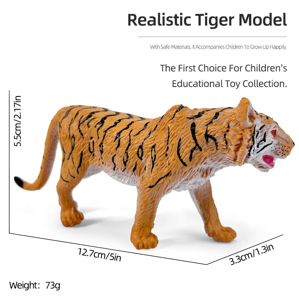 "1-9 inch Plastic Animal & Dinosaur Model Toy Set"