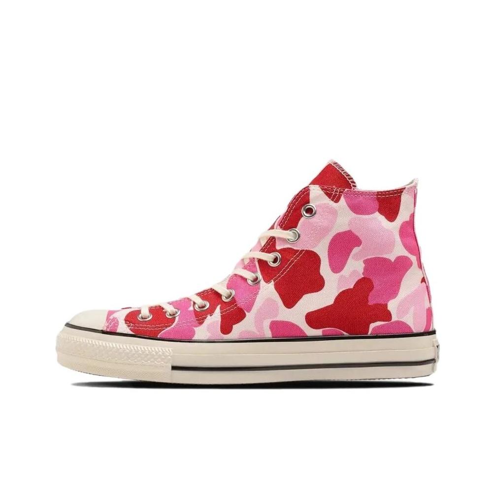 Converse All Star US 83 Camo CL Hi High-Top Canvas Shoes Unisex Sneakers Pink 31312610