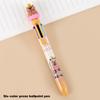 Cartoon Capybara 6-Color Ballpoint Pen Cute Multicolored Gel Pen Durable Pressing Pens School Office Supplies Student Stationery