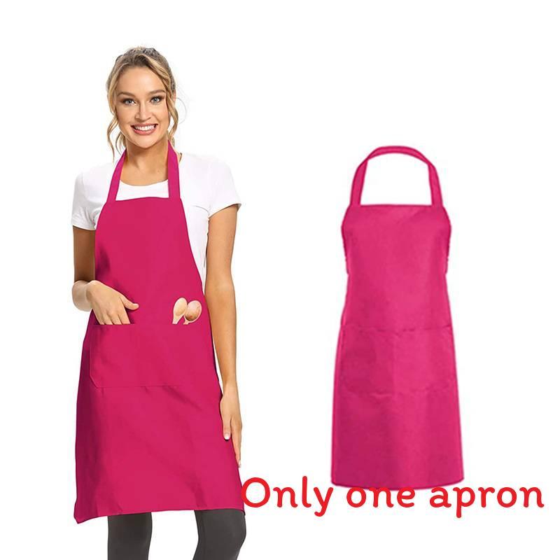 Moderner Polyester-Schürze mit einfarbigem Design für Restaurant- und Küchengebrauch