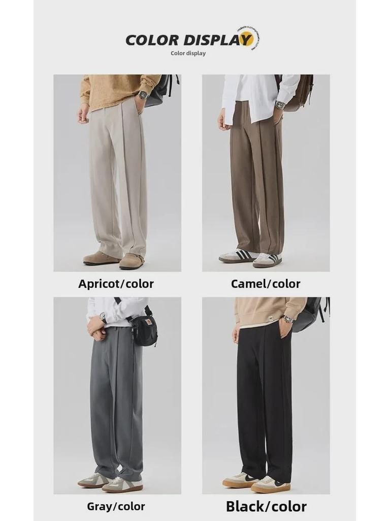 2025 Herren Hochwertige Locker Geschnittene Straight-Leg Sporthose für Herbst und Winter