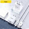 PISEN 2A Dual USB Fast Charger for Apple & Huawei