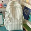 Schoolbag new gentle fresh color scheme striped design backpack junior high school schoolbag women's fashion commuter backpack