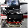 Car Navigation Panel Strip Middle Air AC Vent Outlet Cover Trim For Toyota Corolla E210  - 2025 ABS Red Accessories Interior