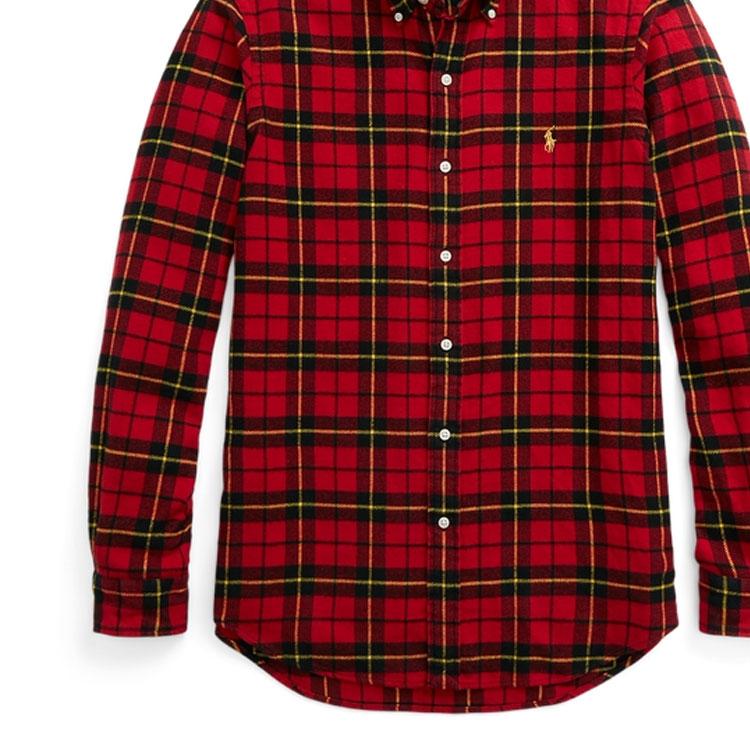Polo Ralph Lauren Ss24 Plaid Single-Breasted Long Sleeve Shirt Men Shirts Red MNPOWOV16823261-600