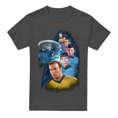 STAR TREK Unisex Adult Among the Stars T-Shirt