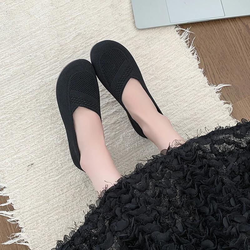 Fashion 2025 Spring and Autumn Popular Sales Breathable and Comfortable Women's Low-top Shoes Solid Color Light-mouthed Single Shoes