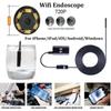 8 LED WIFI Endoscope Wireless Borescope Inspection Camera For iPhone Android 1M