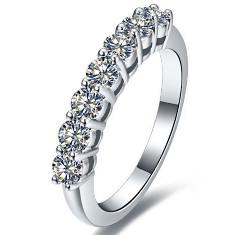 925 Sterling Silver Ring AAA Zircon 5#6#7#8#9#Size Engagement Rings for Women Wedding Ring Party Fashion Nice Jewelry Gift