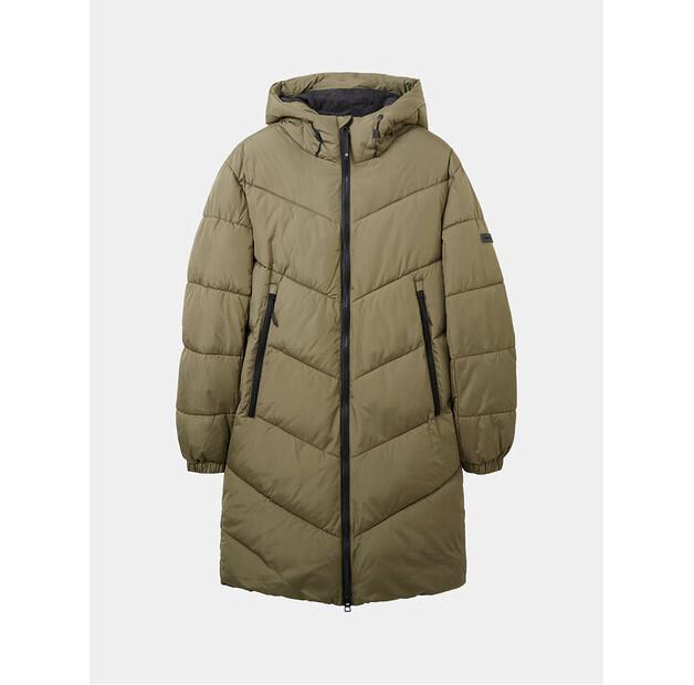 Winter Denim Jacket Tom Tailor 1037389, Green, Standard Fit