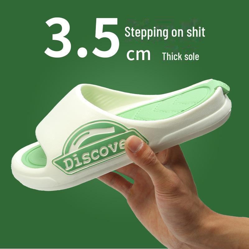 

Men s Summer Outdoor Non-Slip Thick-Soled Trendy Sandals & Slippers for Beach Sports 36/37 зелений/білий