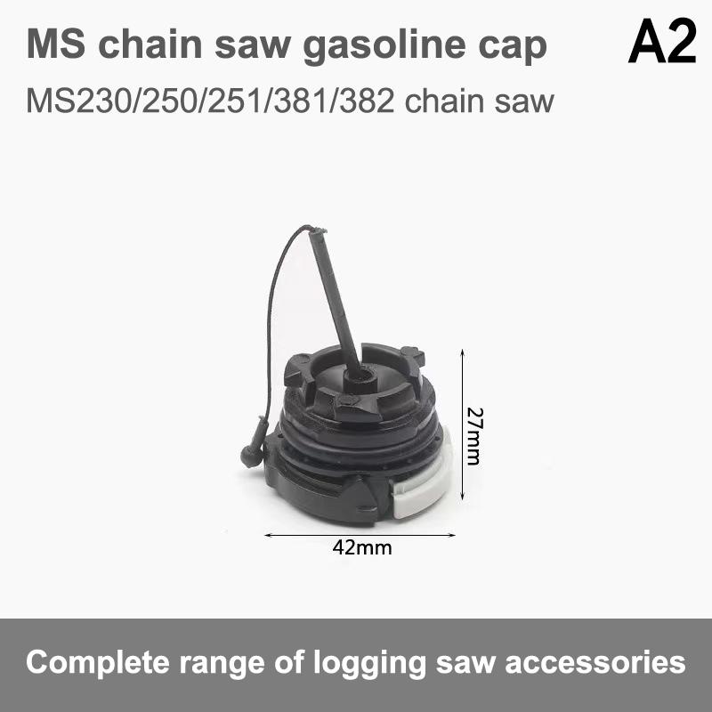 S-1Pc Fuel Cap Oil Cap For MS170/180 MS250-382 Fuel Tank Cap Replacement For Lawn Mower Grass Trimmer Chainsaw Part