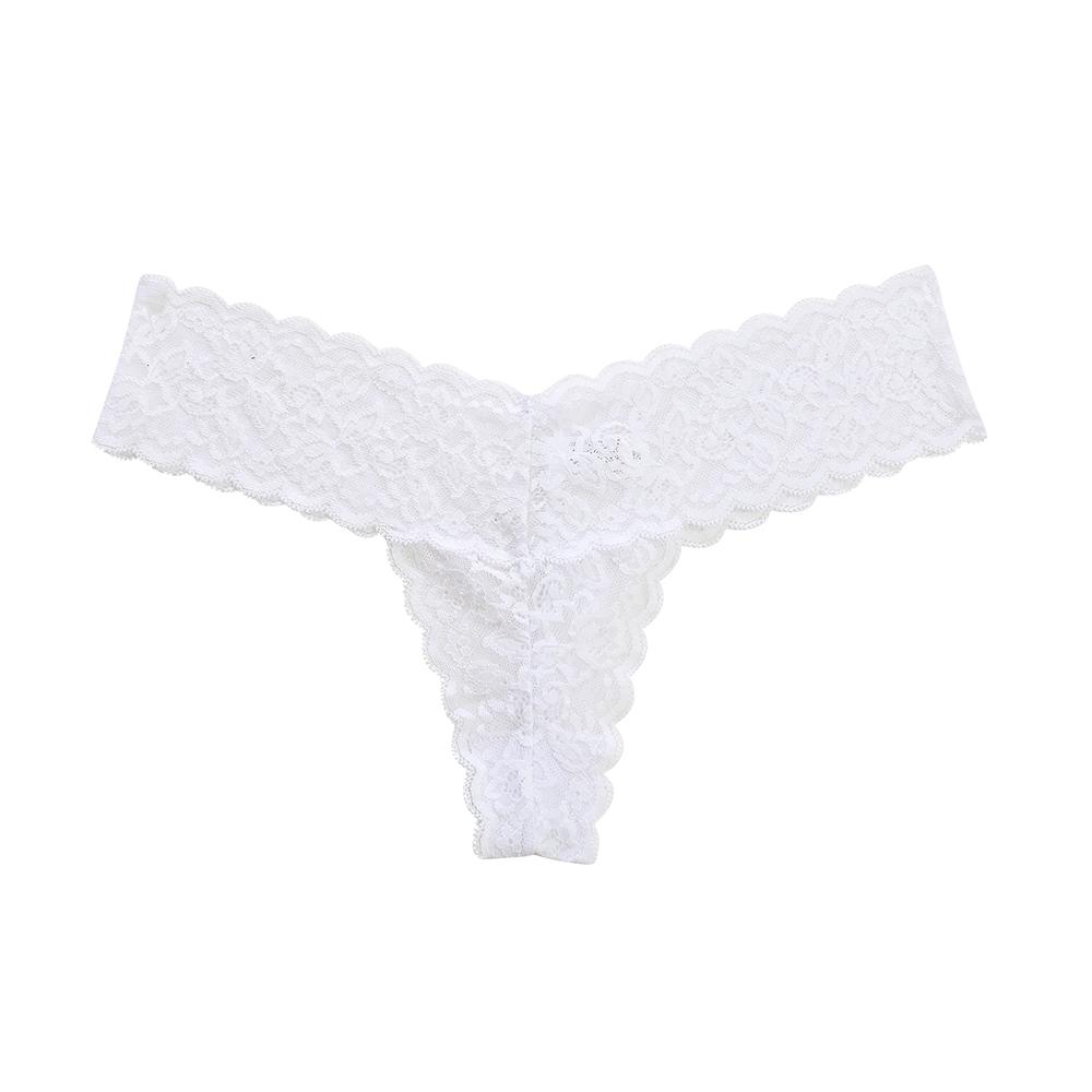 Sexy Women's Lace Panties Underwear Seamless Transparent Thongs Low Waist G-String 161