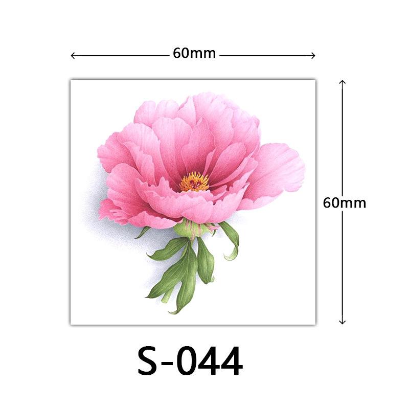Small Flower Tattoo Stickers For Women 3d Color Tattoo Stickers Rose Lotus Butterfly Flower Tattoo 