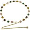 Summer Fashion Waist Chain For Women With Waterinlaid Rhinestones Suitable For Casual And Party Looks
