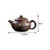 Teapot Chinese Tea Pots Handmade for Home Office Collectibles Teaware Gift Decoration Loose Hand