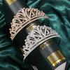 New Alloy Children's Crown Premium Princess Love Insert Comb Hair Accessories Bridal Pearl Birthday Crown
