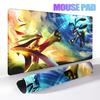 Pokemon Lucario Style Mouse Pad Non-slip Rubber Gaming Laptop Game XXL Keyboard Table Mat Cabinet Large Mousepad Lockedge Carpet