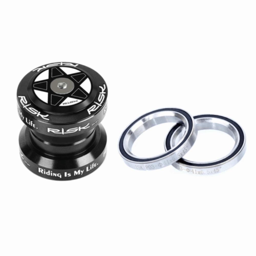 34mm Diameter Bicycle Headset 28.6mm Straight Steerer Bike Headset Set Bike Maintenance