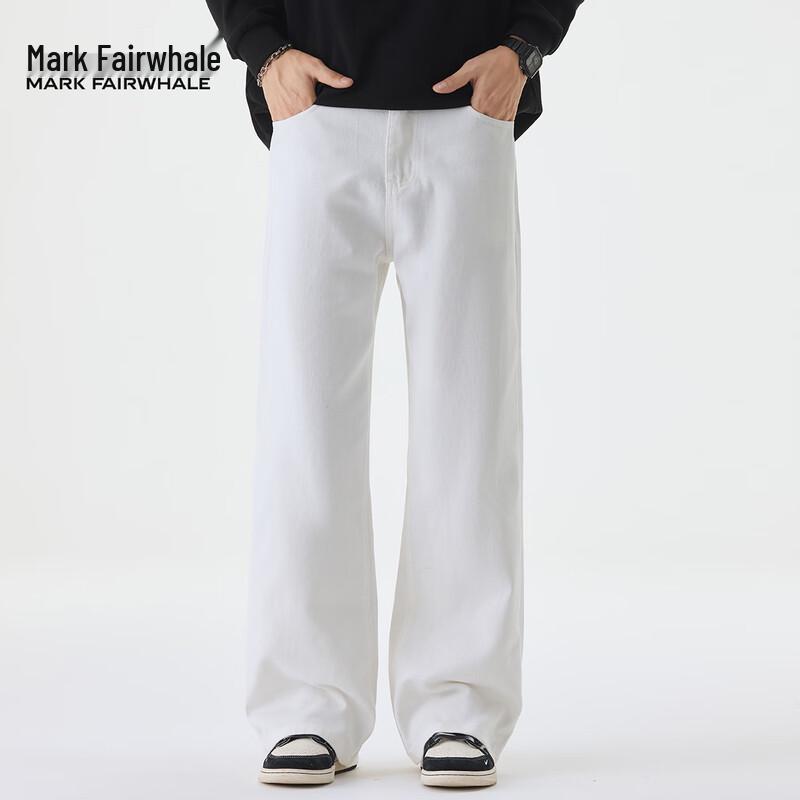 Mark Fairwhale Men's Loose Fit Straight Leg Denim Jeans