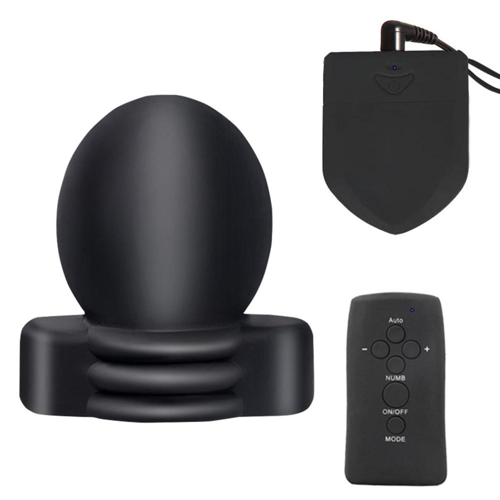 6 Electric Shock Massage Modes Chicken Cage Male Chastity Penis Lock Ring Cock Wireless Remote Control Vibrator SM Sex Toy