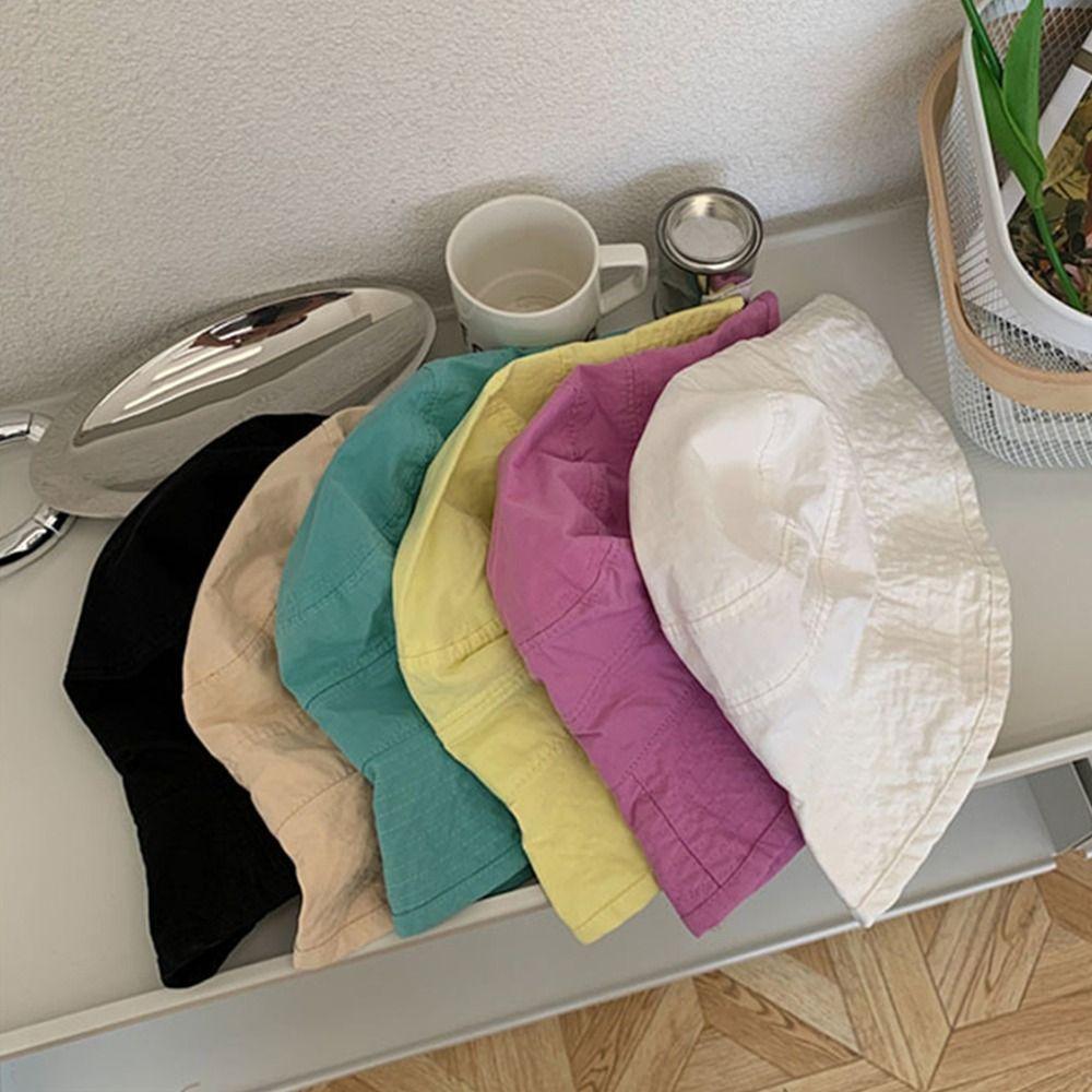 Breathable Fisherman Hat Cotton Sunhat Fashion Beach Cap for Outdoor