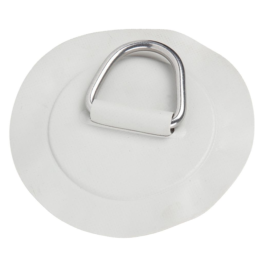 6in D Ring Pad Patch PVC Stainless Steel for Inflatable Boat Raft Kayak Canoe Surfboard