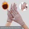 Lining Fleece Velvet  Mittens Warm Driving Gloves Fashion Women's Winter Gloves  Running