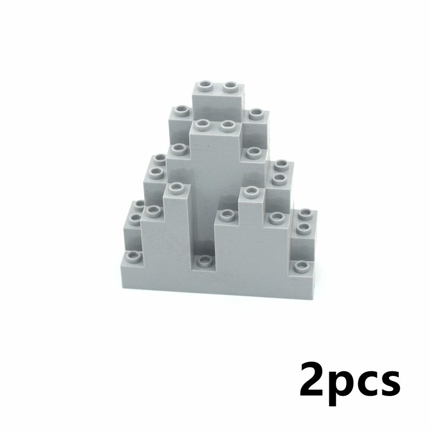 Assemble Particles 6082 6083 23996 47847 Moc Rock Panel City Street View DIY Enlighten Building Blocks Compatible With Brand