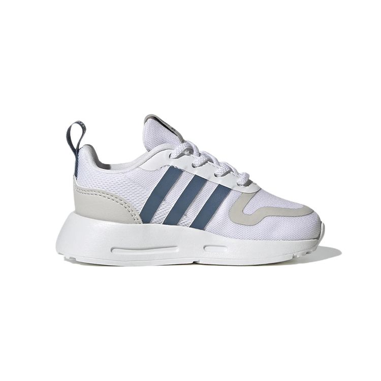 Adidas Originals Multix Comfortable Versatile Breathable Durable Low-Top Walking Shoes Baby Shoes White Gray Blue GX4262