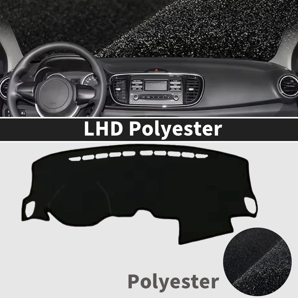 for KIA Pegas Soluto 2017 2018- High Quality Dashboard Cover Dashmat Sunshade Anti‑UV Protector Dash Mat Pad Accessories