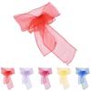 10 bucăți din organza pentru banchet canapea pentru scaune rafinate arcuri pentru decorarea petrecerii de nuntă