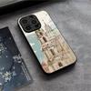 London Big Ben Phone Case For IPhone 17 Air 16 E Pro Max 15 14 13 Mini 12 Pro 11 Max Plus Black Glass Cover