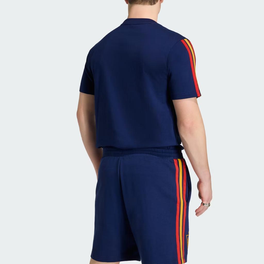 adidas T-shirt DNA Spagna Blu Scuro Top da Uomo JZ2261