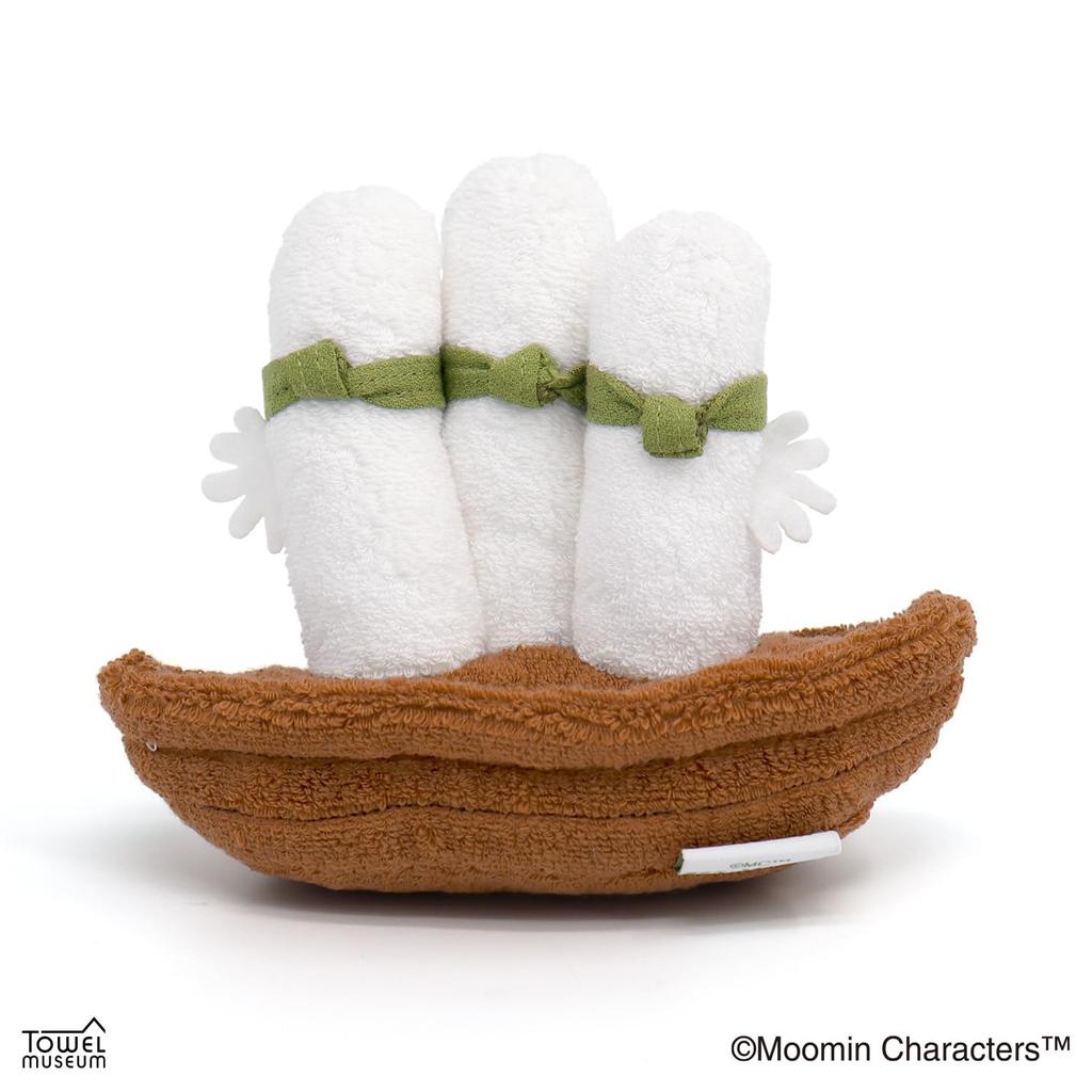 MOOMIN Sitting Plush Toy Hattifatteners and Cute H12 x W17 x D7cm (Moomin) - - Eco-friendly - 47-8447270 - Approx.