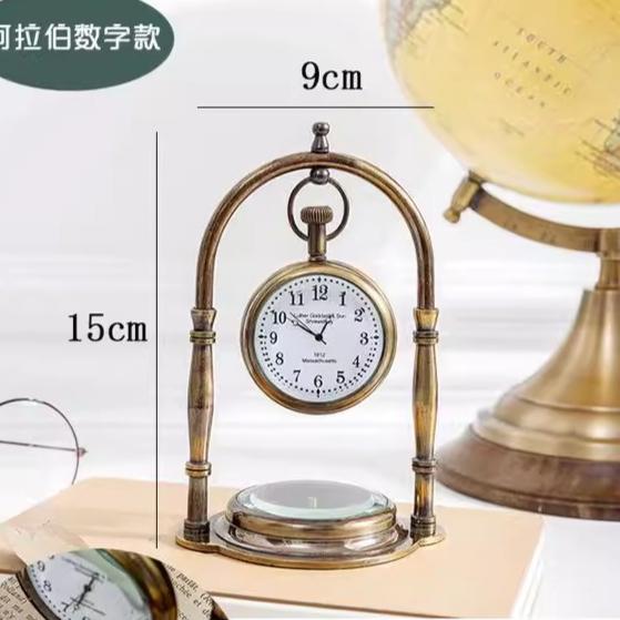 

Европейский стиль Ретро Латунные Настольные Цифровые Часы Настольные Часы Модные Сидячие Часы Украшение Настольные Часы Подставка
