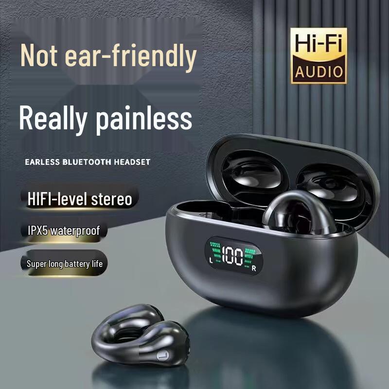 

Bach Johann Q80 Clip-on Bluetooth Earbuds