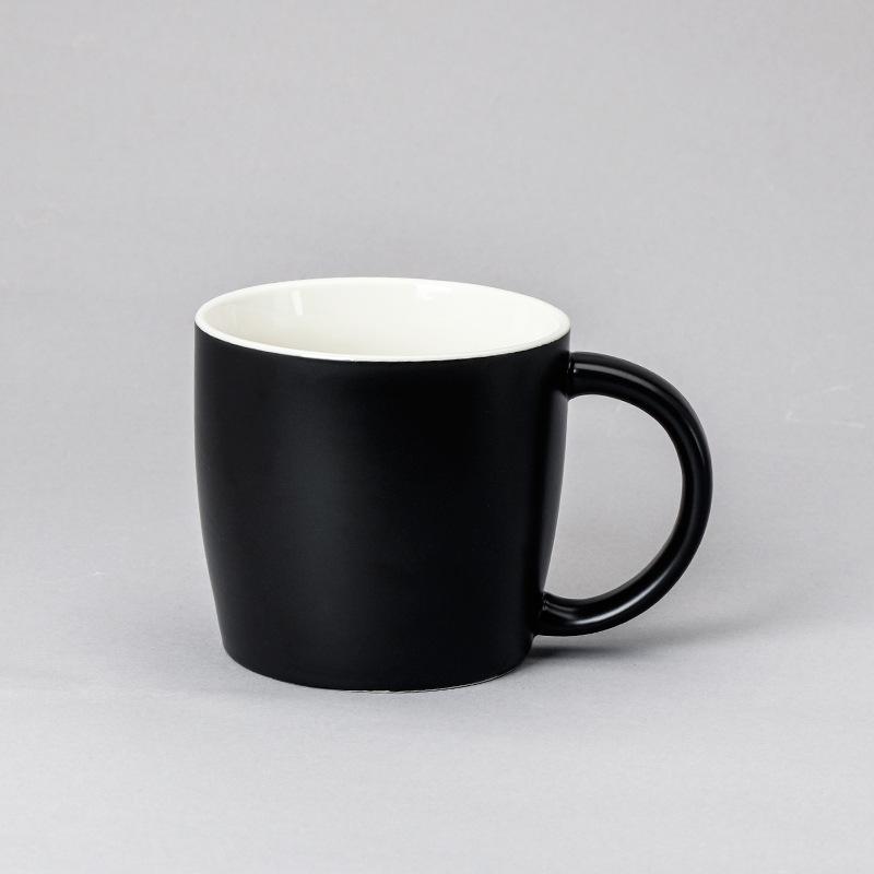 Simple Creative Ceramic Mug Office Couple Water Cup Meeting Cup Large Capacity Tea Cup
